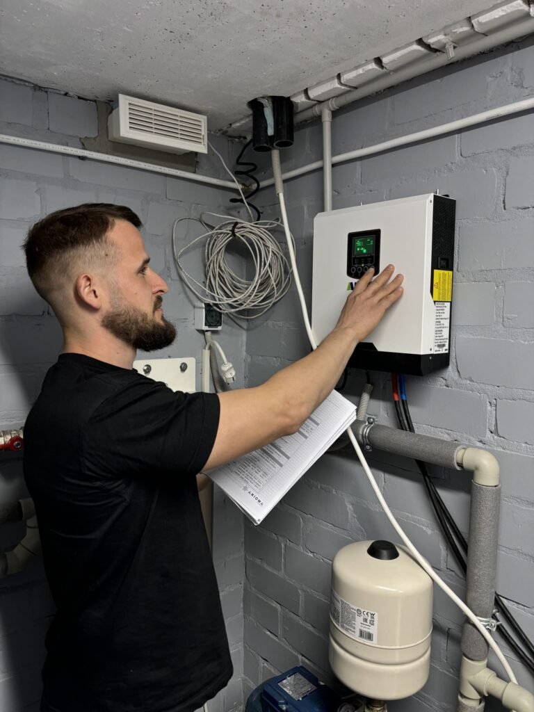 монтаж інвертора Житомир