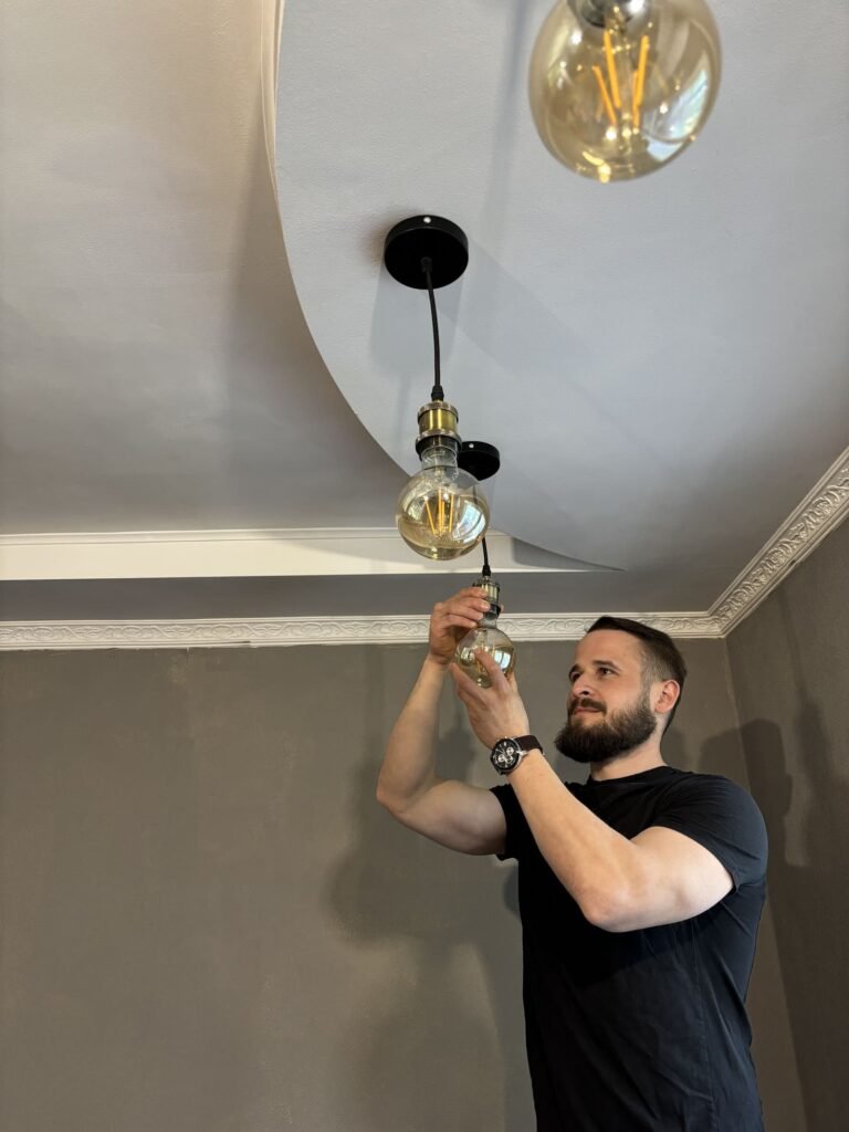 монтаж світильників квартира Житомир