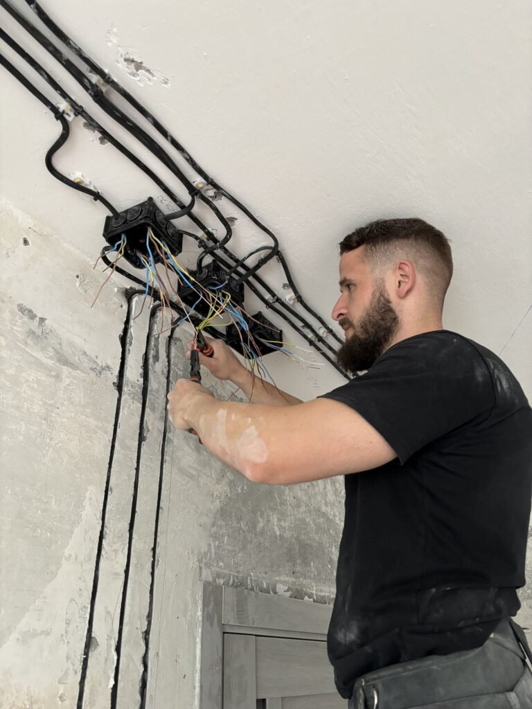 монтаж електропроводки в квартирі під ключ Житомир