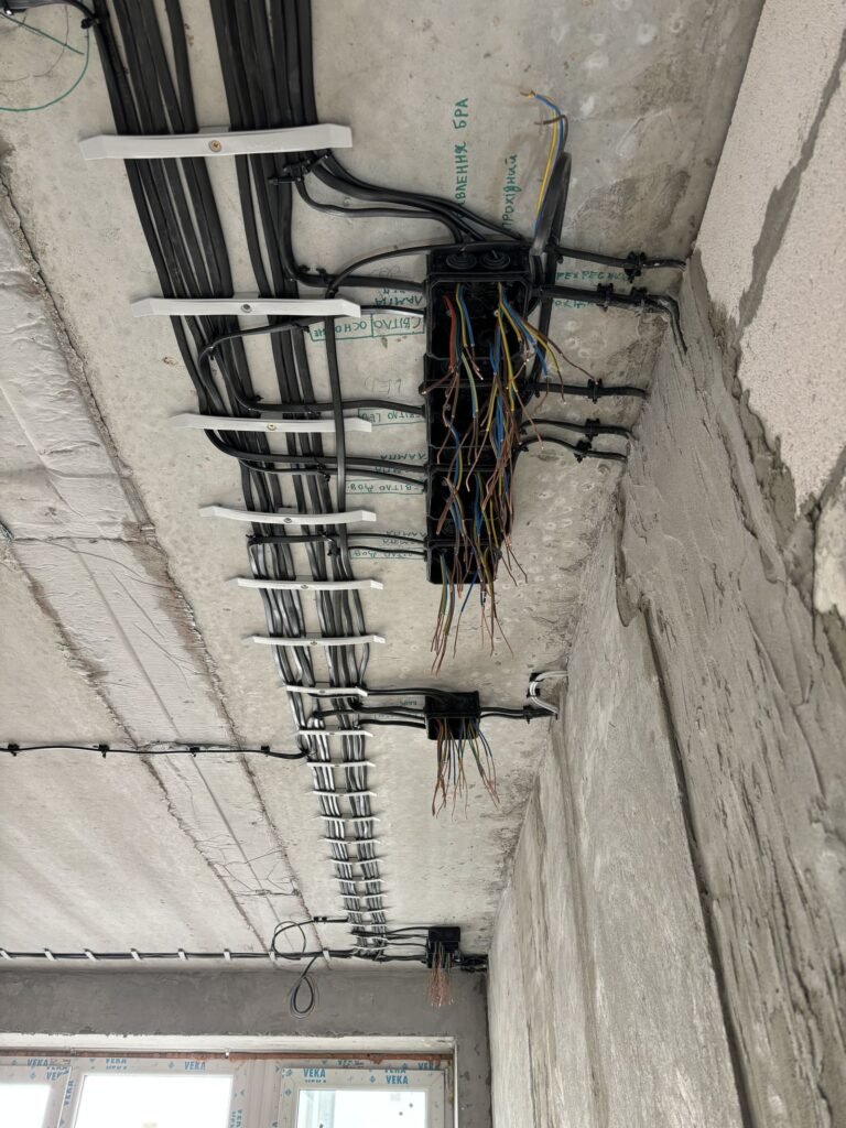 монтаж електрики в новому будинку під ключ Житомир