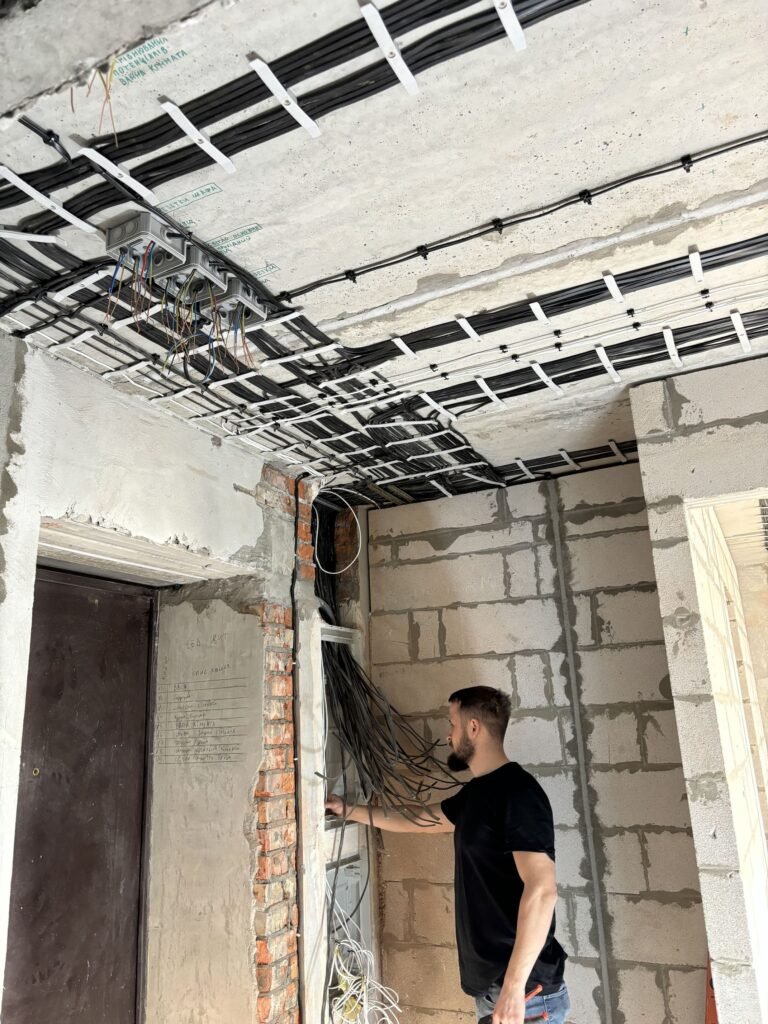 електромонтаж квартира сучасний ремонт Житомир
