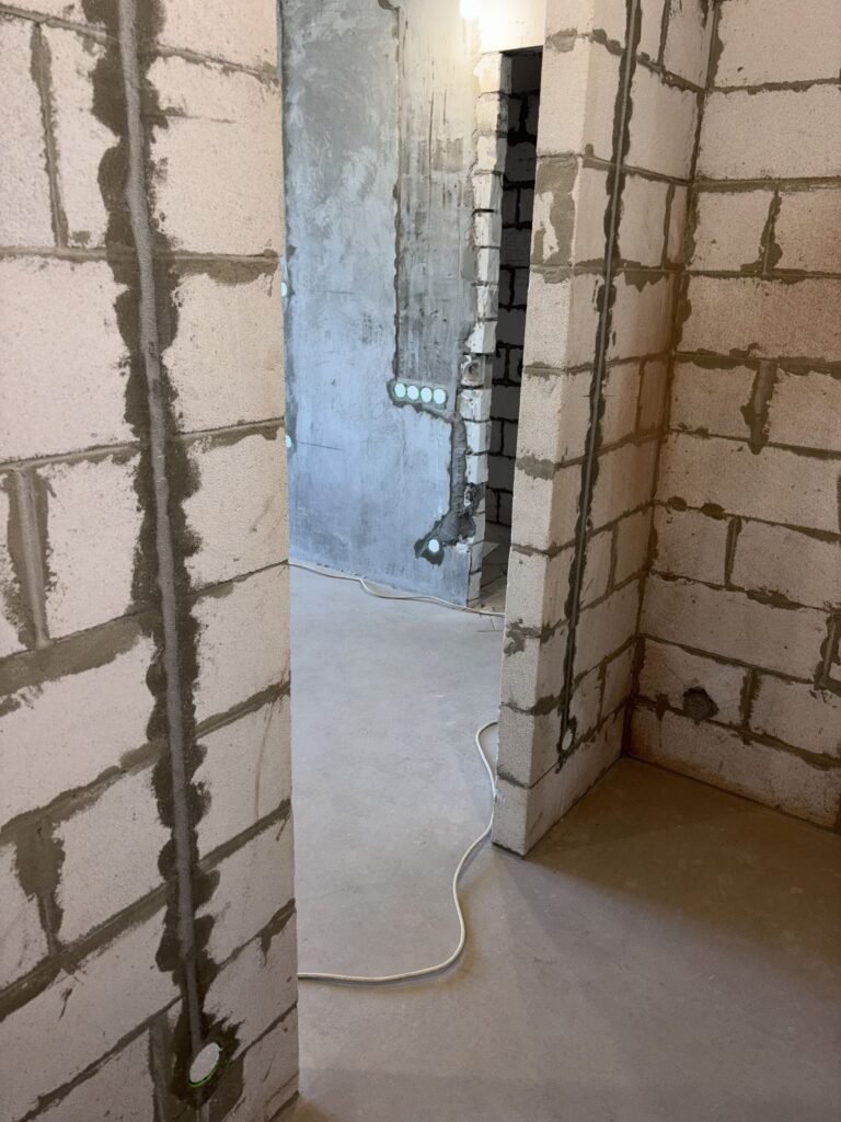 прокладка кабелю в новобудові квартира Житомир